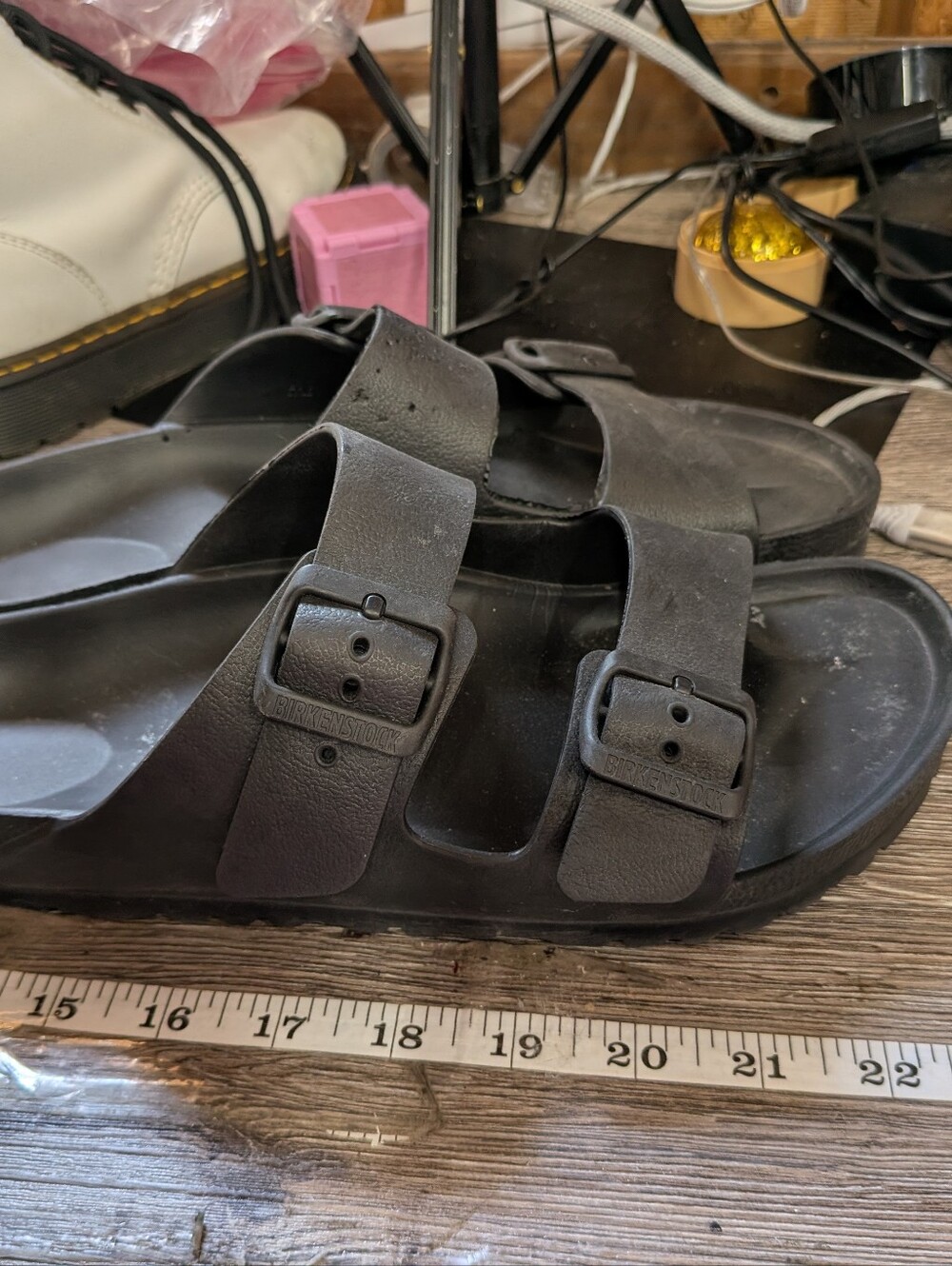 Birkenstock Arizona EVA sandals in black Size 42